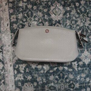 Dagne Dover Small Lola Cosmetic Bag Pouch in Bone